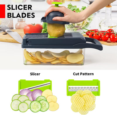 Vegetable Chopper 14 in 1Multifunctional